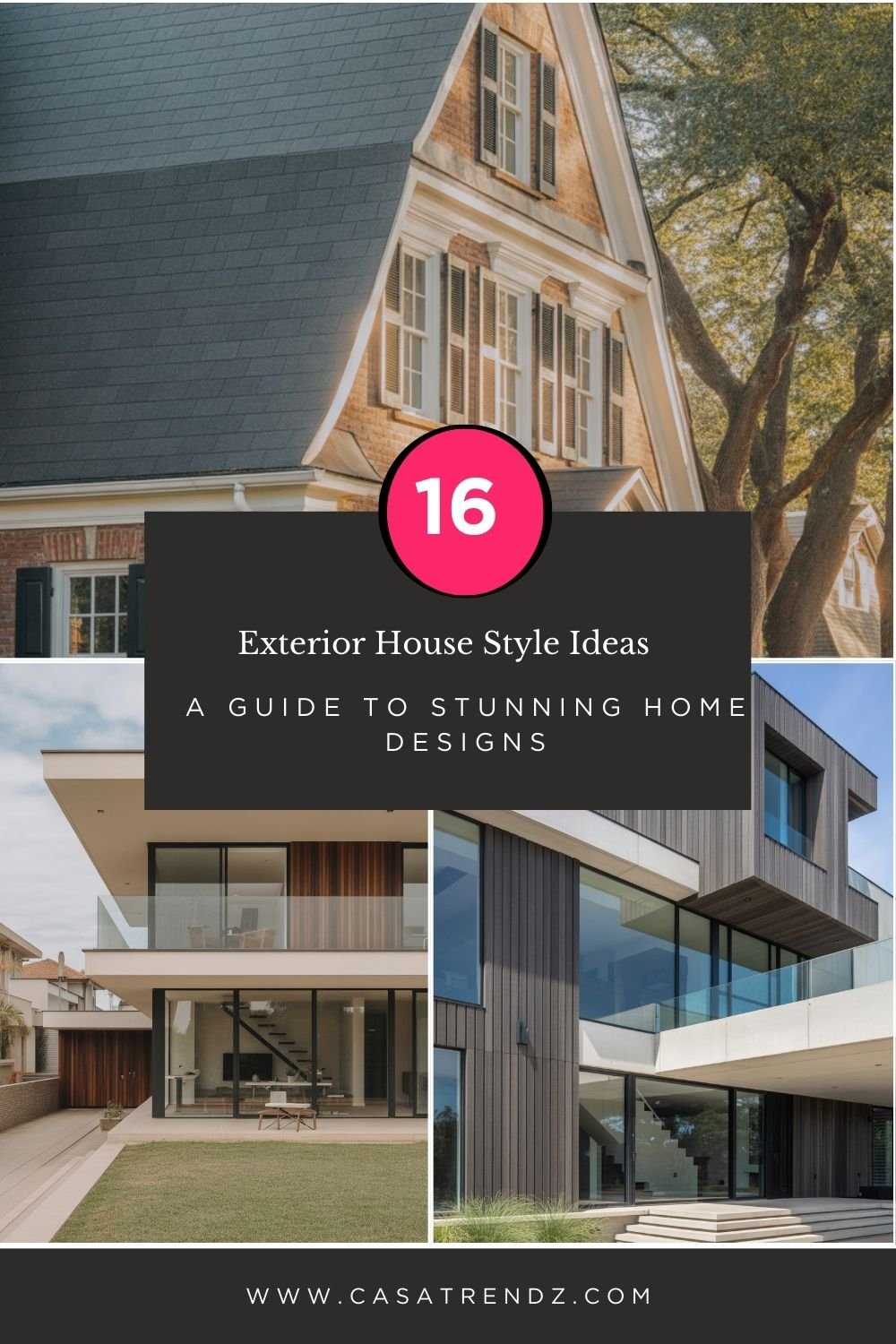 16 Exterior House Style Ideas: A Guide to Stunning Home Designs