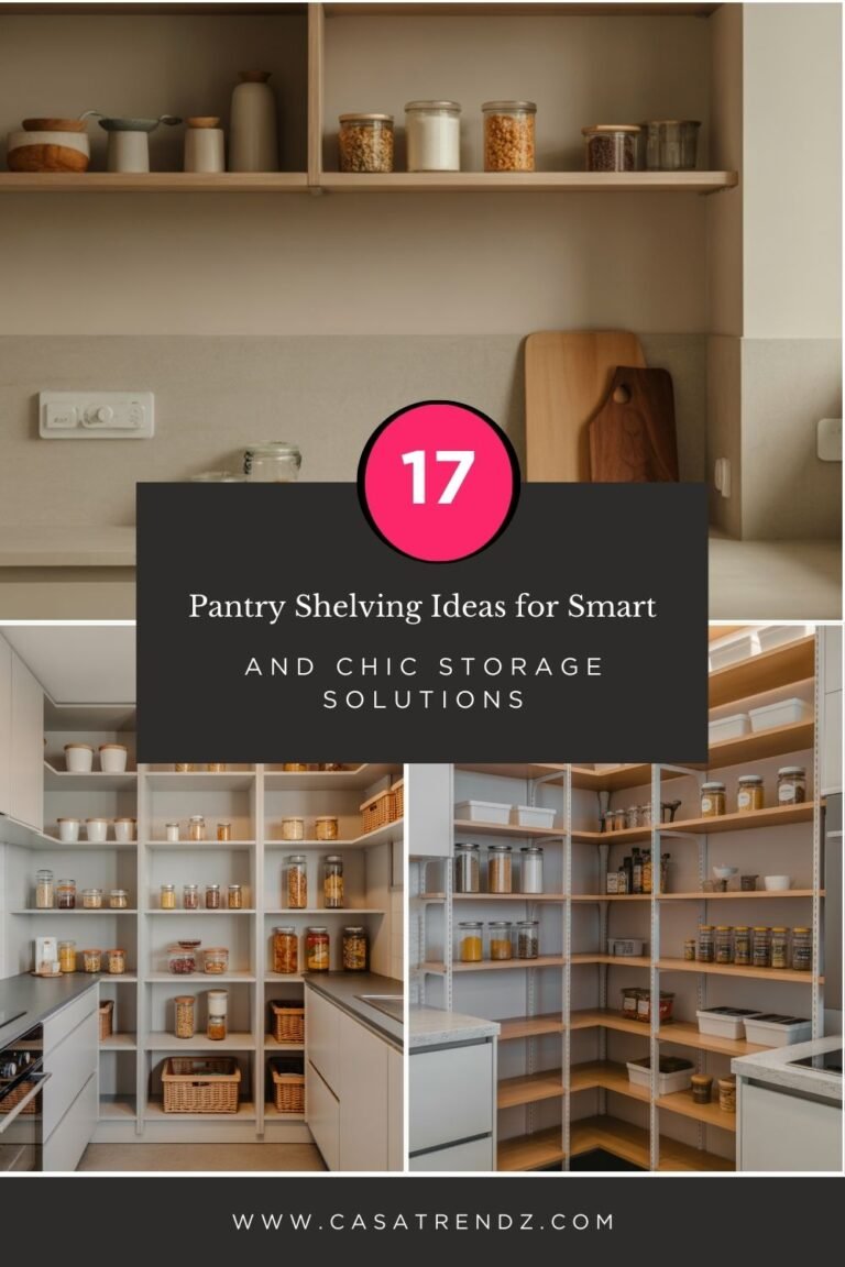 17 Pantry Shelving Ideas for Smart and Chic Storage Solutions