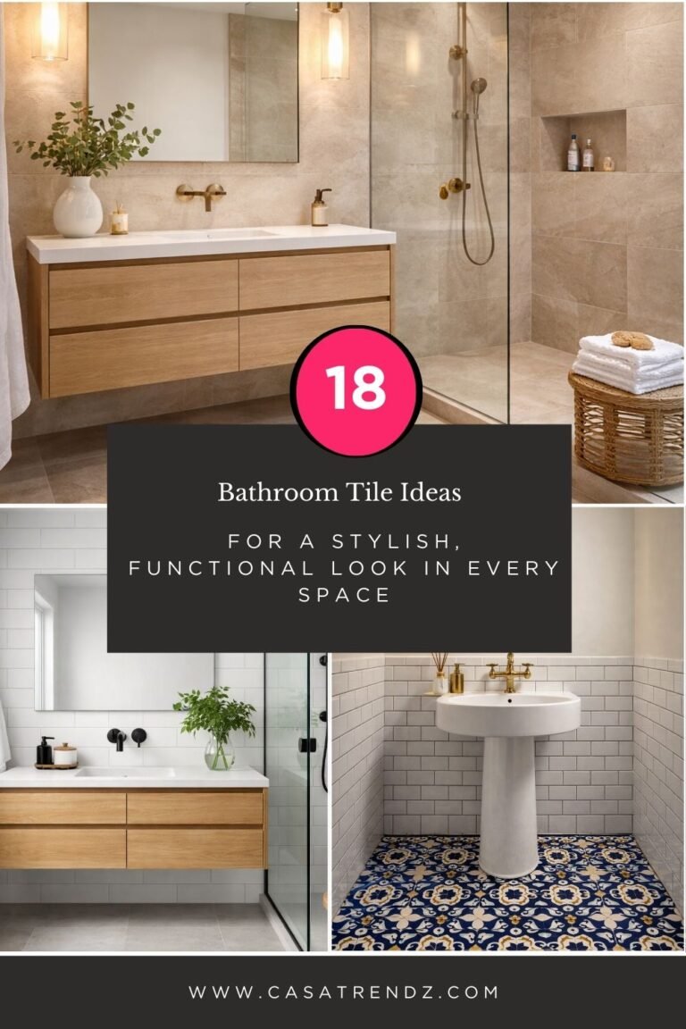 18 Bathroom Tile Ideas for a Stylish, Functional Look in Every Space