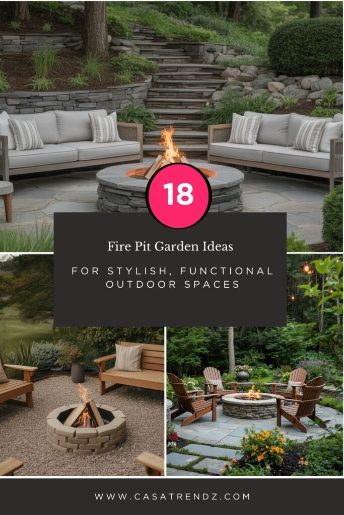 18 Fire Pit Garden Ideas for Stylish, Functional Outdoor Spaces