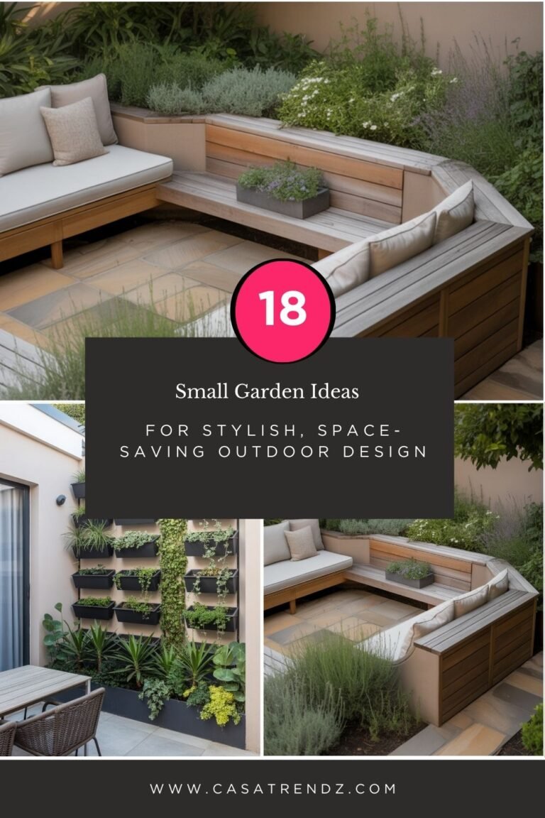 18 Small Garden Ideas for Stylish, Space-Saving Outdoor Design