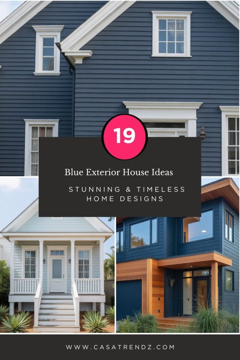 19 Blue Exterior House Ideas: Stunning & Timeless Home Designs