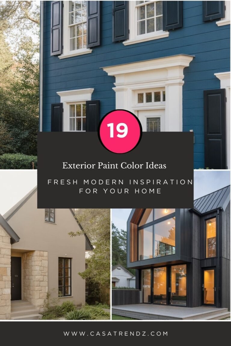 19 Exterior Paint Color Ideas: Fresh Modern Inspiration for Your Home