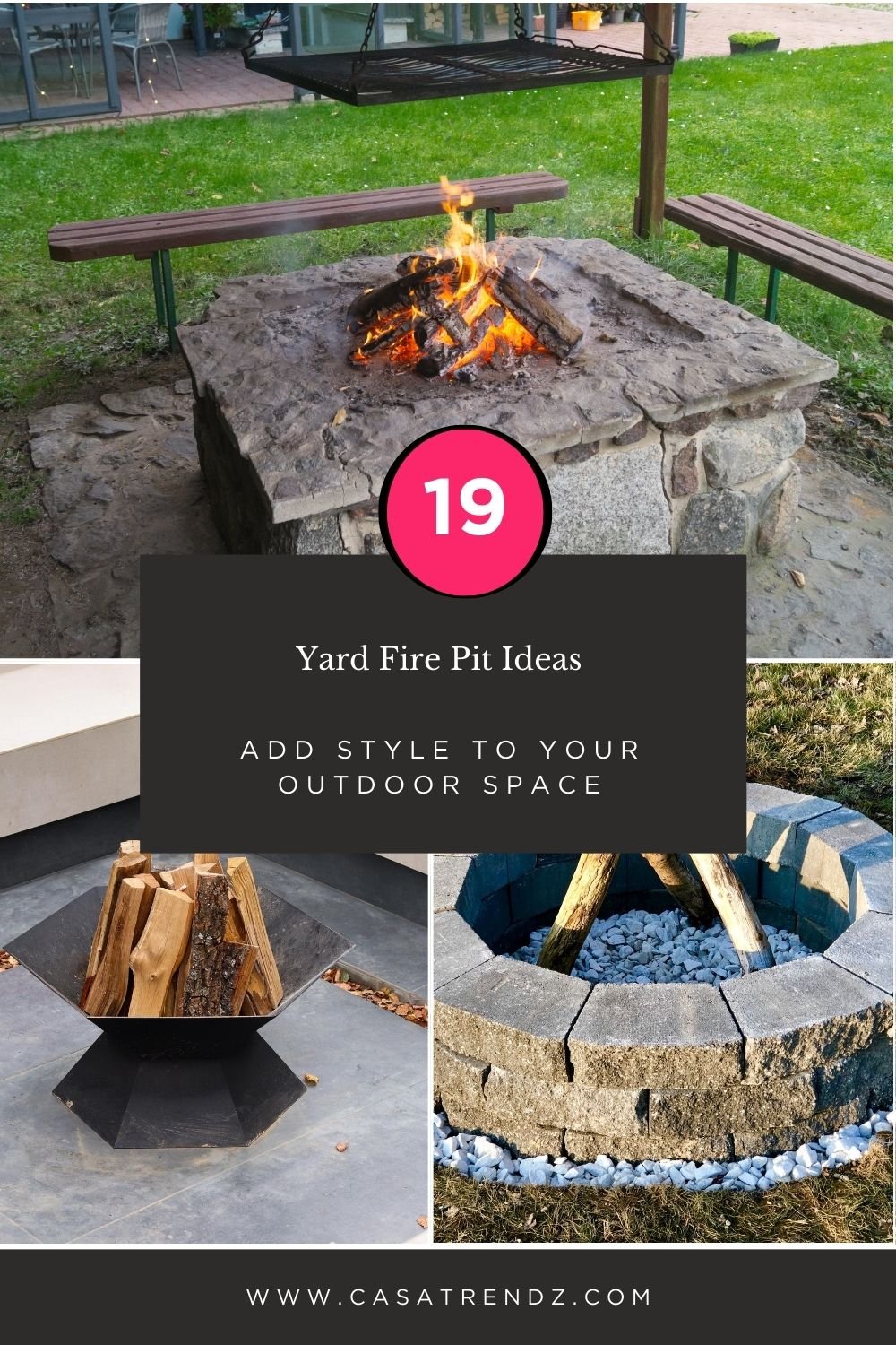 19 Yard Fire Pit Ideas to Add Style to Your Outdoor Space