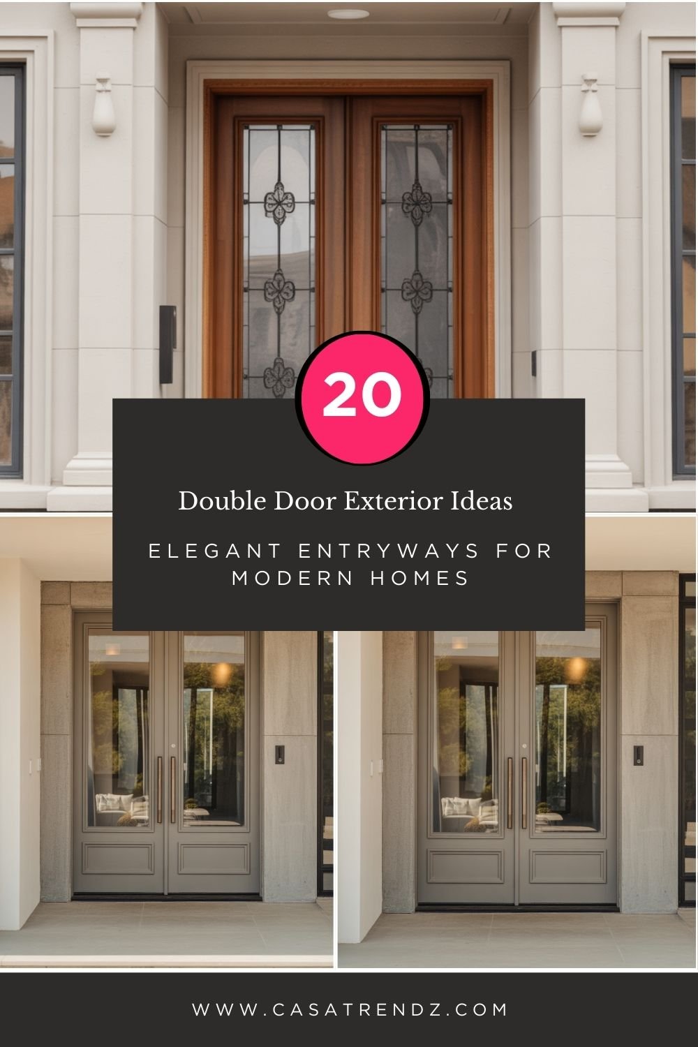 20 Double Door Exterior Ideas: Elegant Entryways for Modern Homes