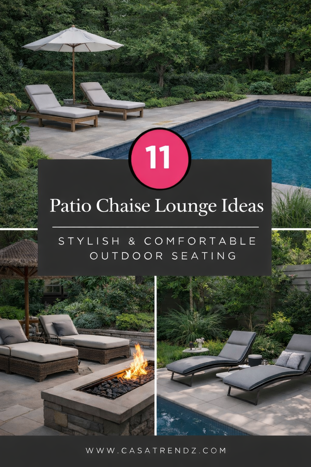 11 Patio Chaise Lounge Ideas: Stylish & Comfortable Outdoor Seating
