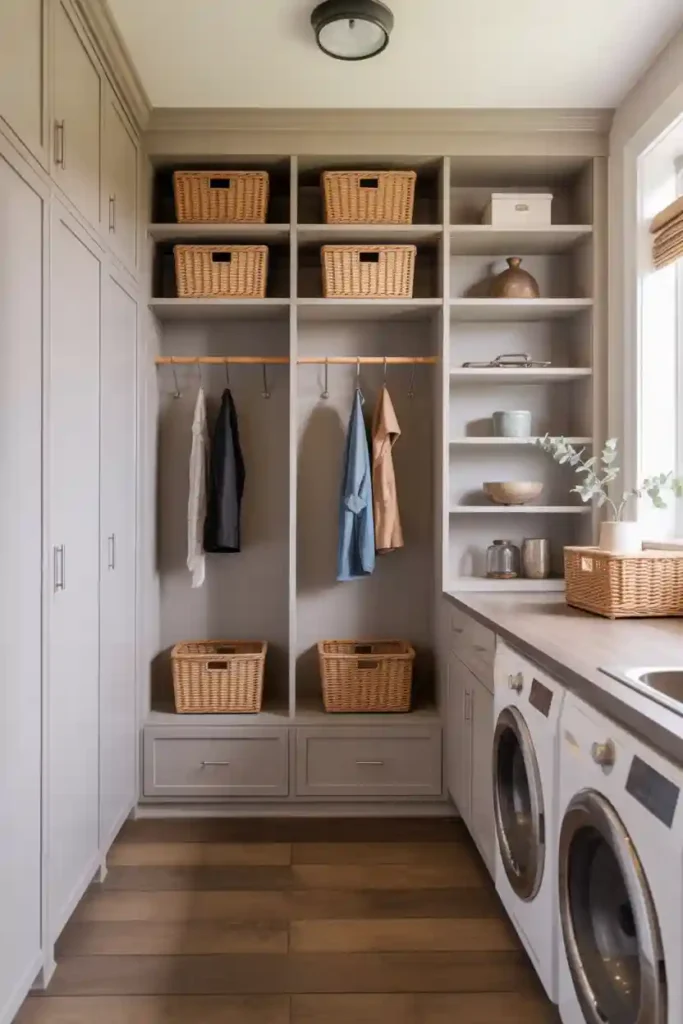 . Built-In Storage Wall