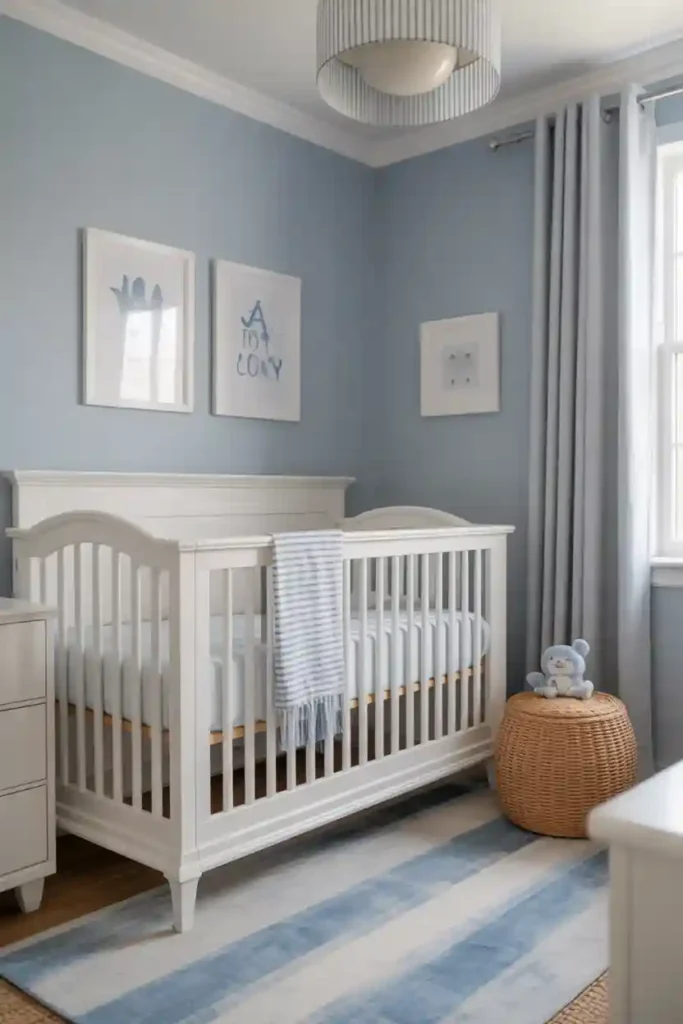 Classic Blue & White Nursery