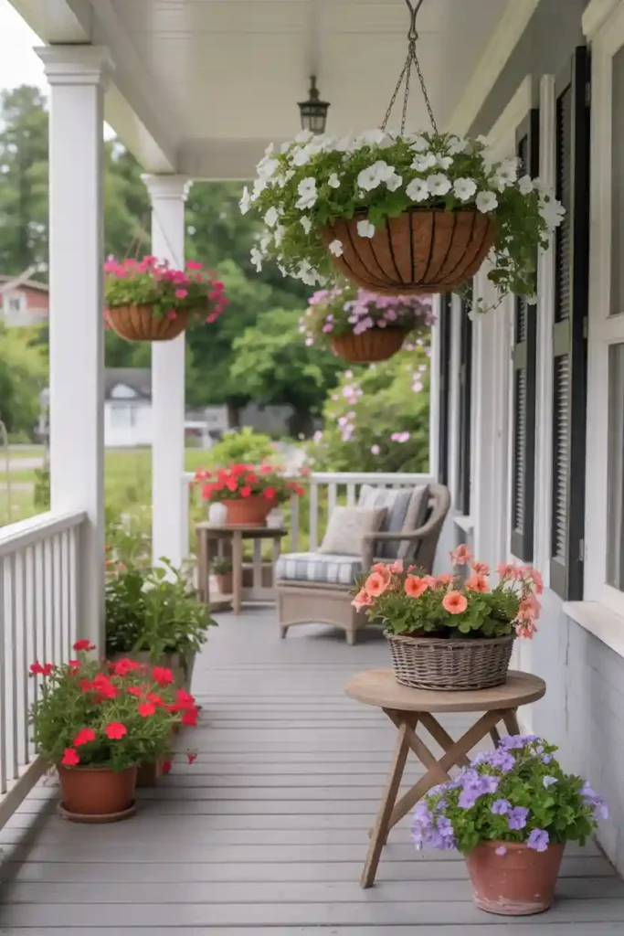 Classic Hanging Flower Baskets