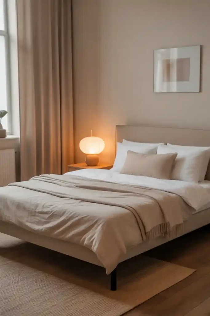 Cozy Minimalist Guest Room