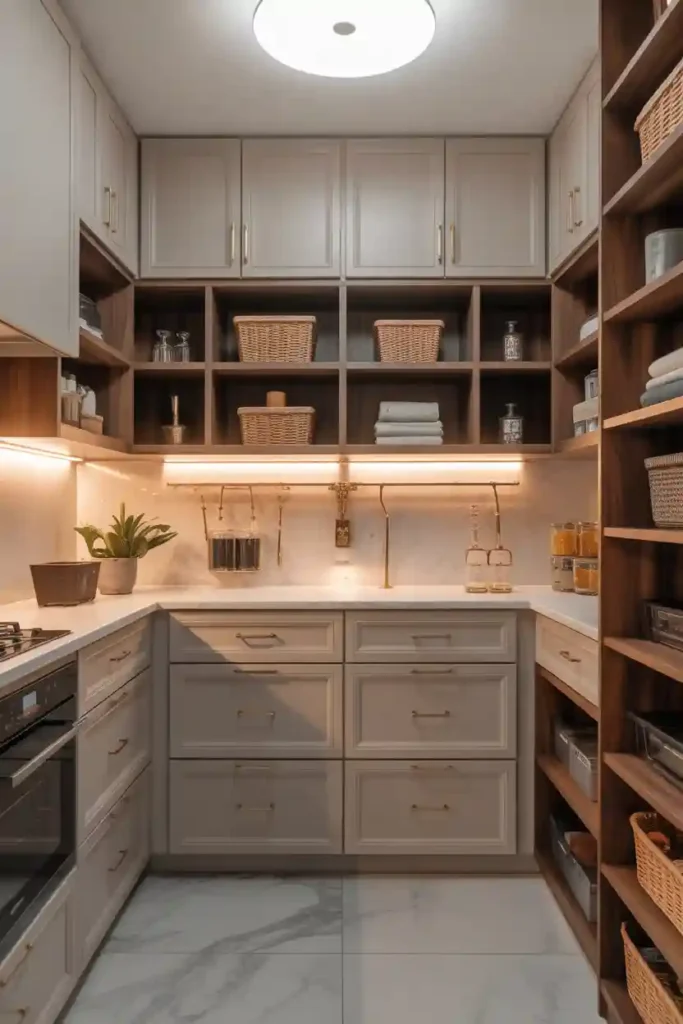 Custom Floor-to-Ceiling Cabinetry