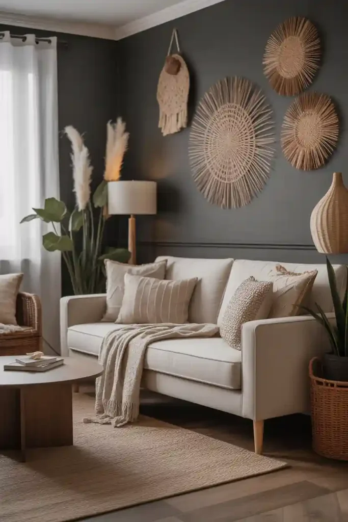 Deep Charcoal or Matte Black Accent Walls