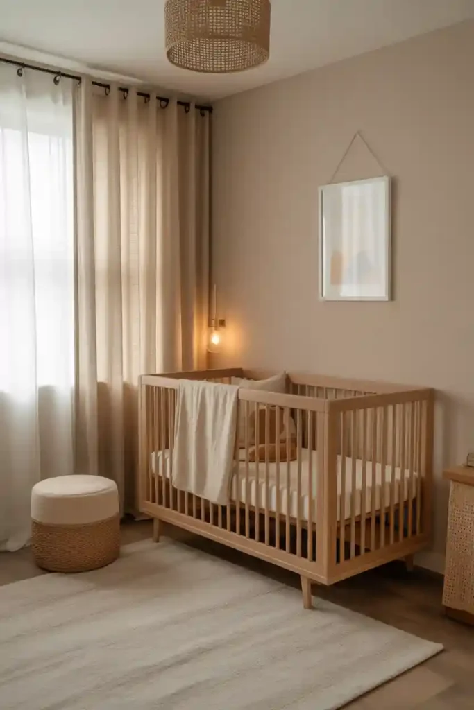 Soft Neutral Minimalist Nursery