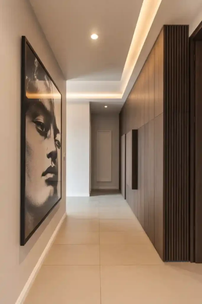 Statement Wall with Artwork or Panels