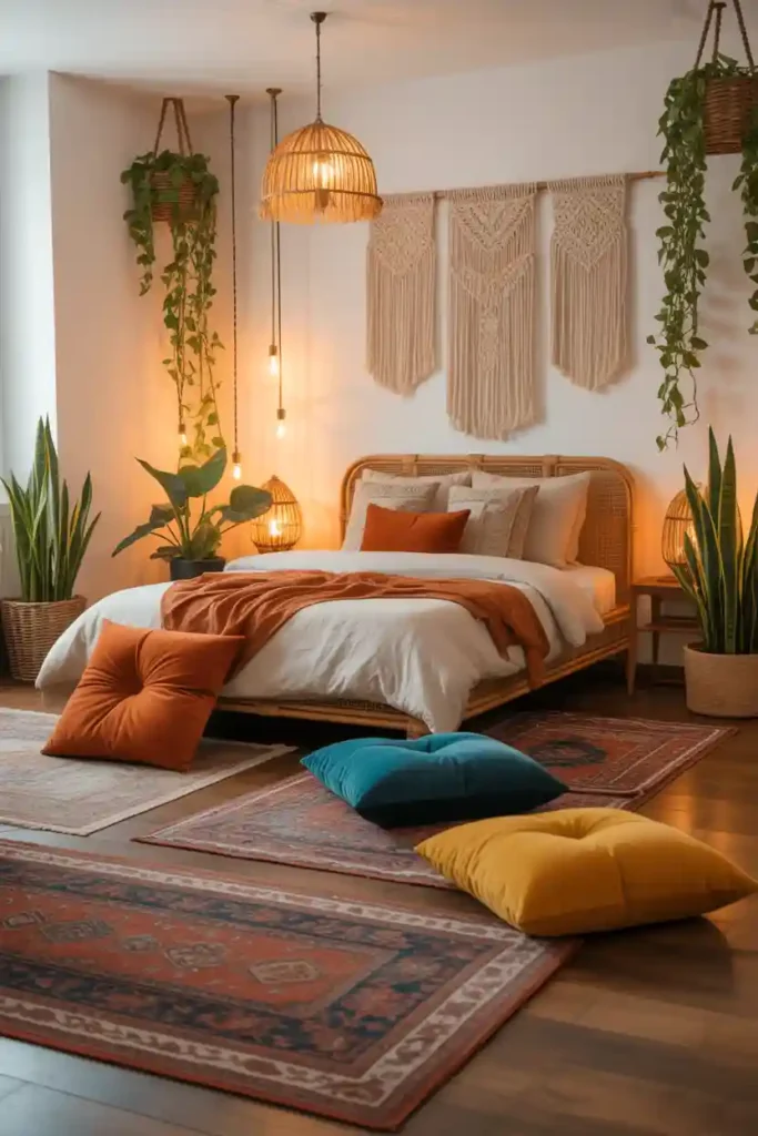 Boho-Inspired Guest Room