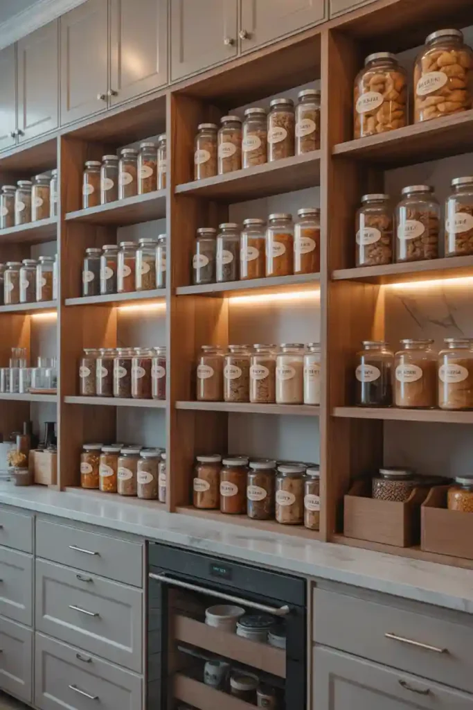  Elegant Glass Storage Jars System