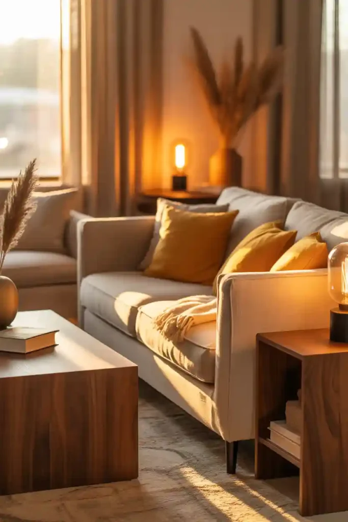 Golden Yellow Lighting Ambience