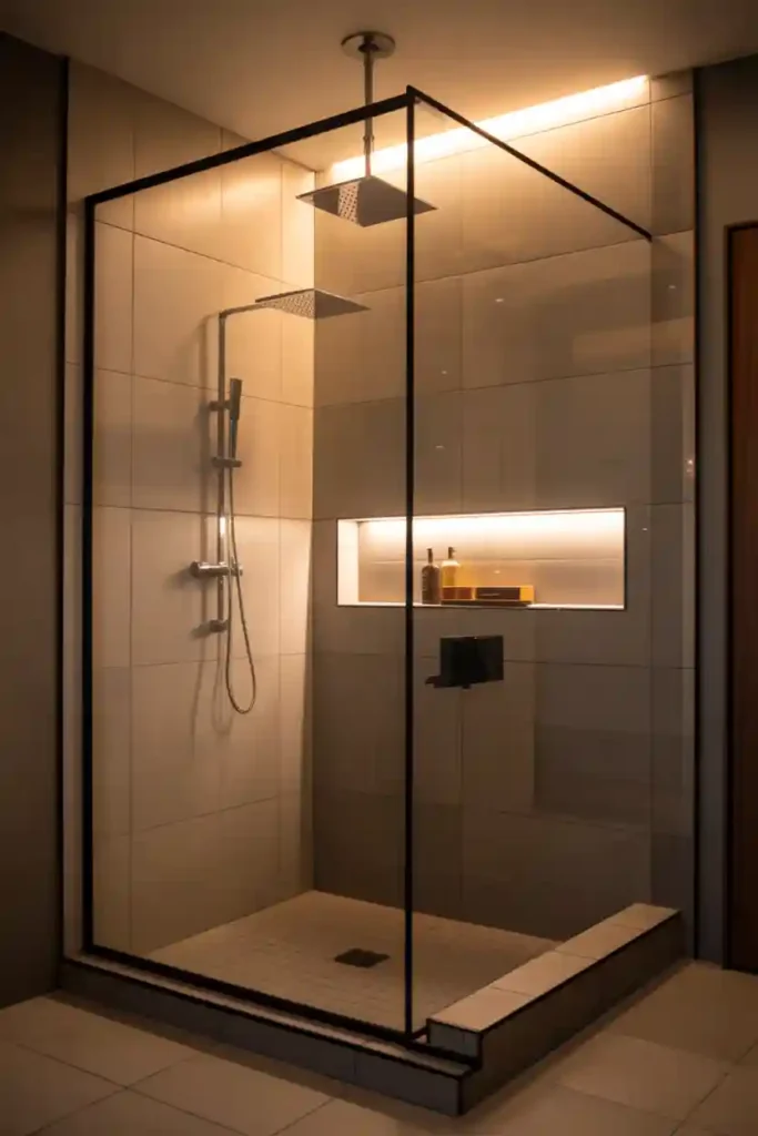  LED Accent Lighting in Showers