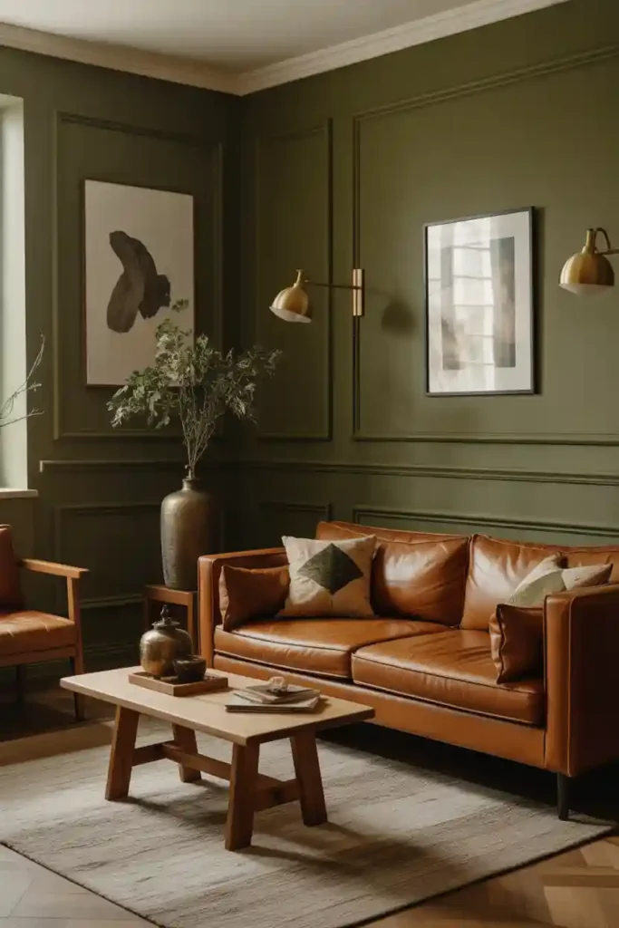 Olive Green for Earthy Elegance