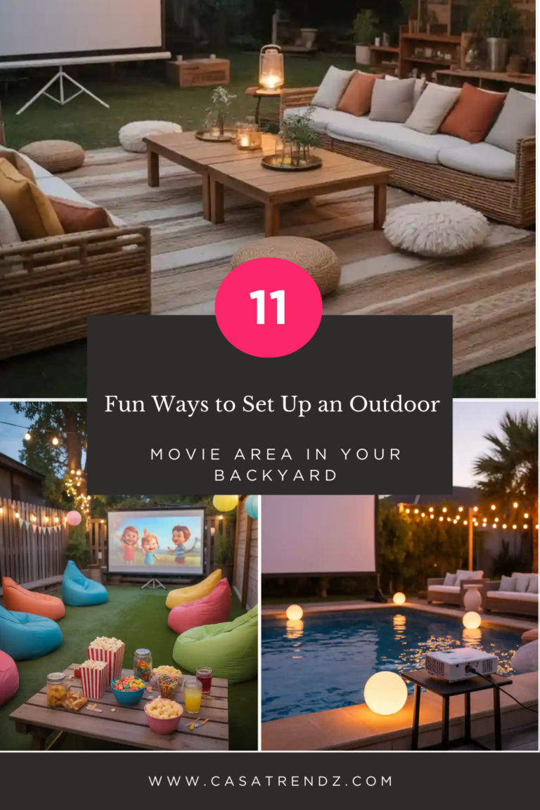 Fun Ways to Set Up an Outdoor