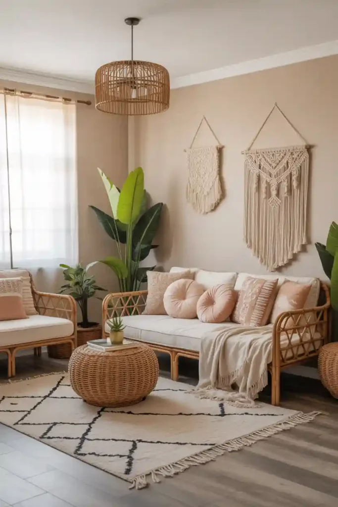  Boho Chic Family Room