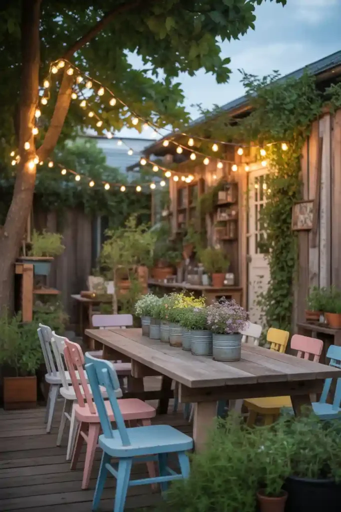 Budget-Friendly Outdoor Dining Setup