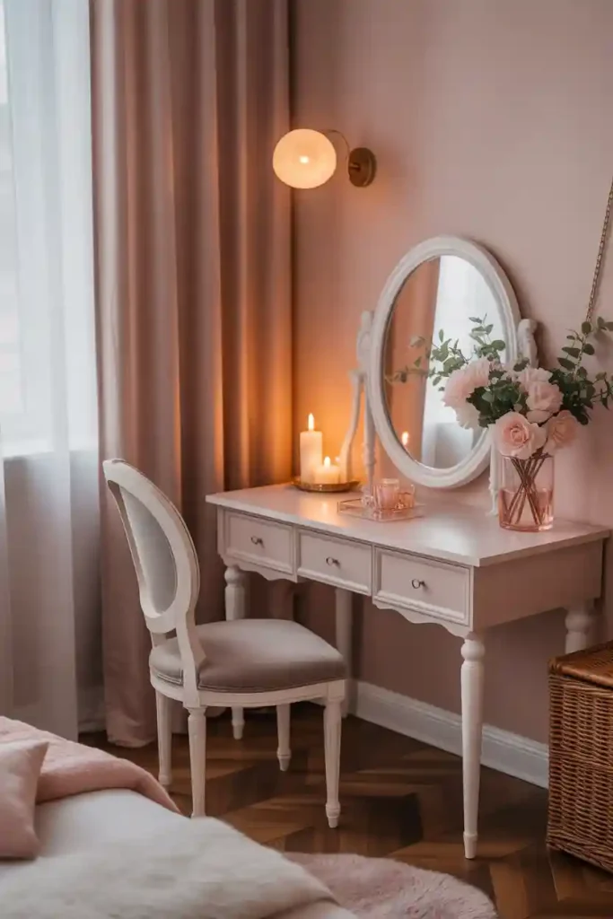 Feminine Workspace Corner