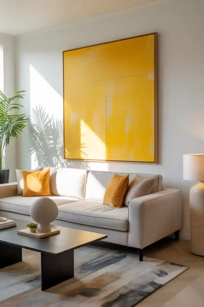 Yellow Artwork Focus