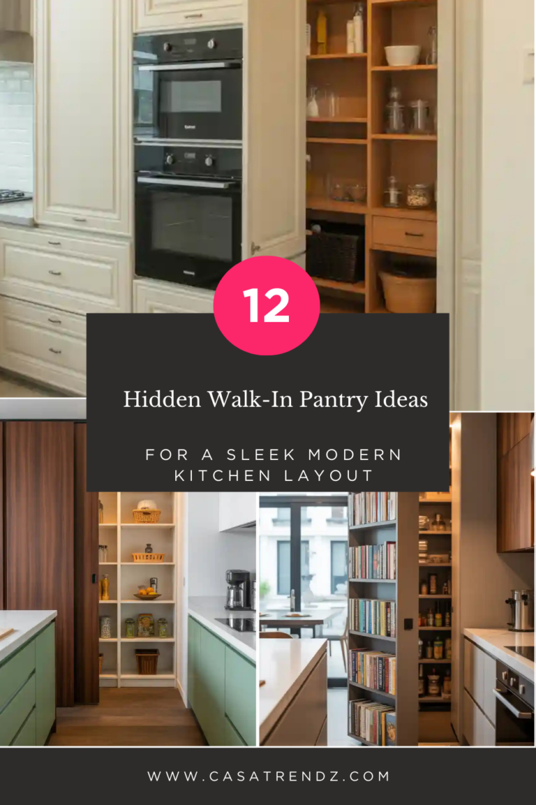 Hidden Walk-In Pantry Ideas