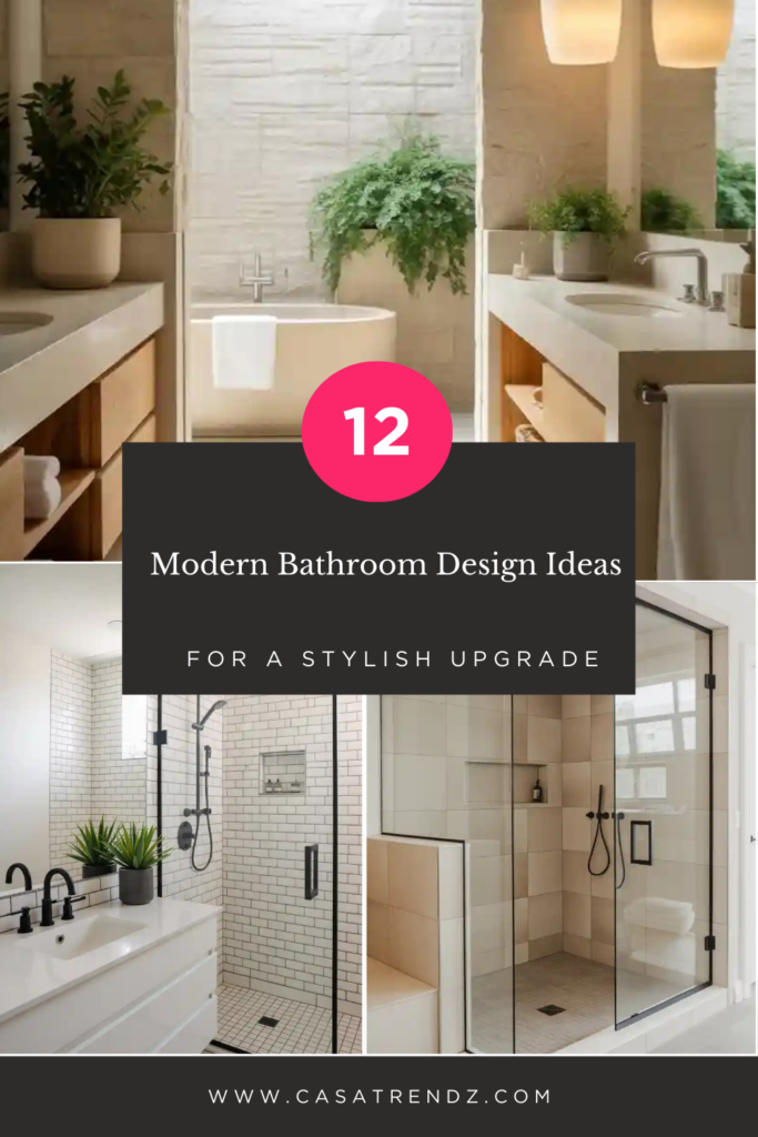 12 Modern Bathroom Design Ideas for a Stylish Upgrade Modern Bathroom ...