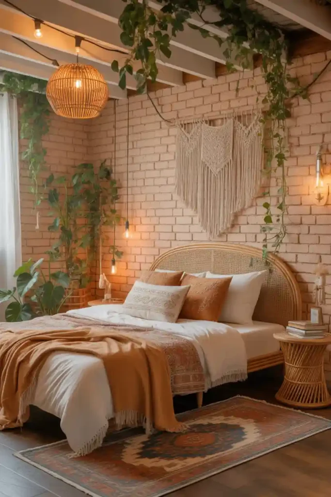 Boho Chic Basement Bedroom