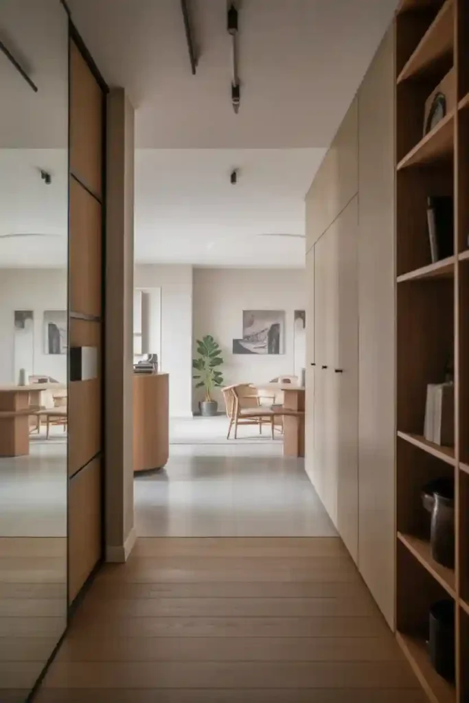 Open and Airy Hallway Layout
