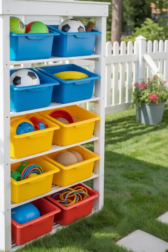Outdoor Toy Storage Station
