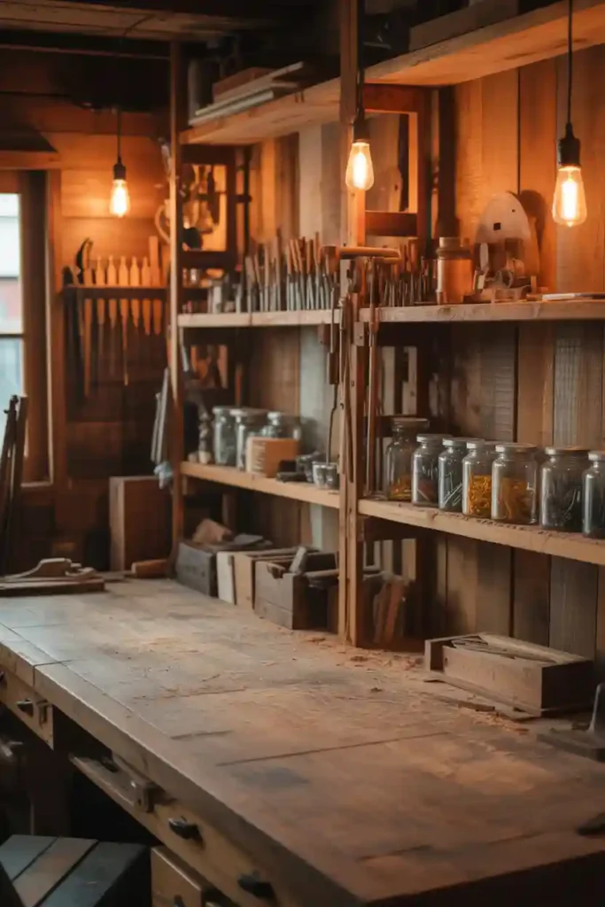 Rustic Woodworker’s Haven