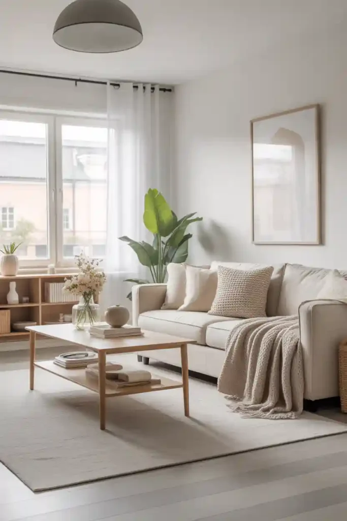 Scandinavian Inspired Living Room