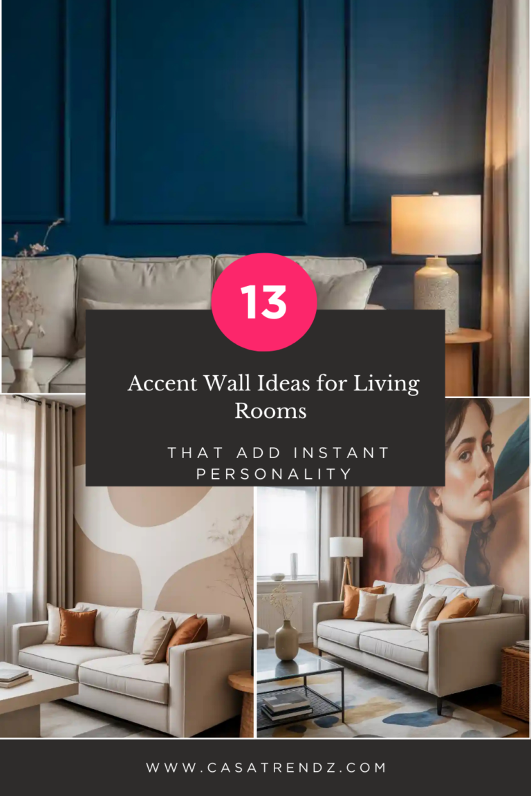 13 Accent Wall Ideas for Living Rooms