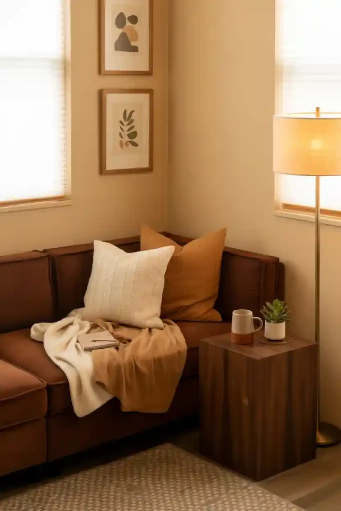 Cozy Apartment Corner Setup