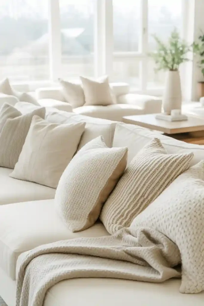 Textured Throw Layering