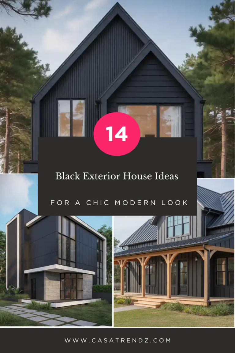 Black Exterior House Ideas