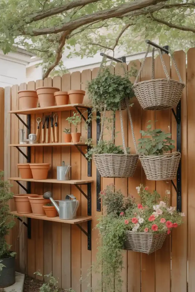 Fence-Mounted Storage Solutions