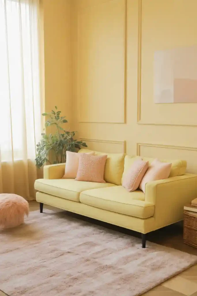 Subtle Pastel Yellow Elegance