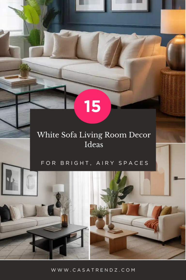15 White Sofa Living Room Decor Ideas