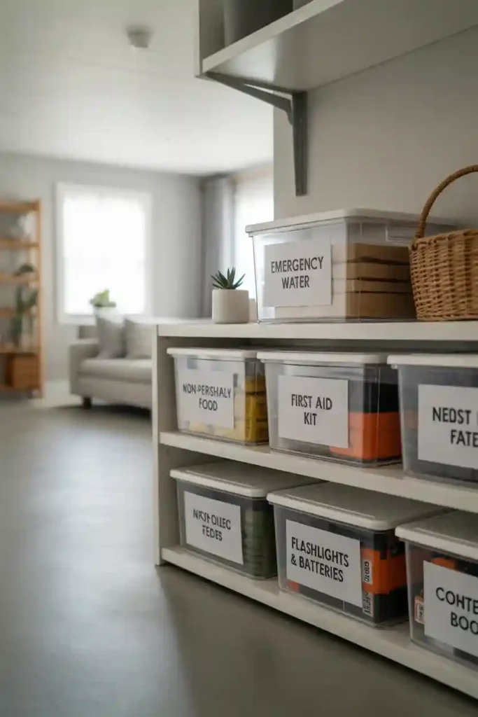 Keep Decor Easy to Store Before Storms