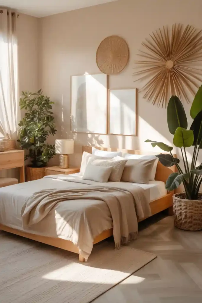 Indoor Greenery with Tan Base