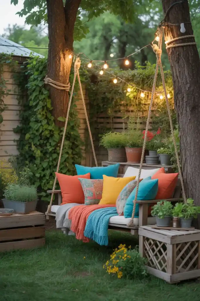 Upcycled Outdoor Swing or Hammock