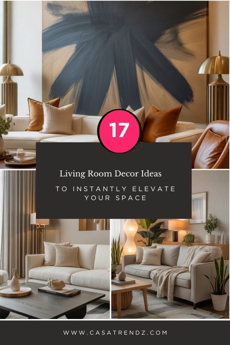 17 Living Room Decor Ideas to Instantly Elevate Your Space