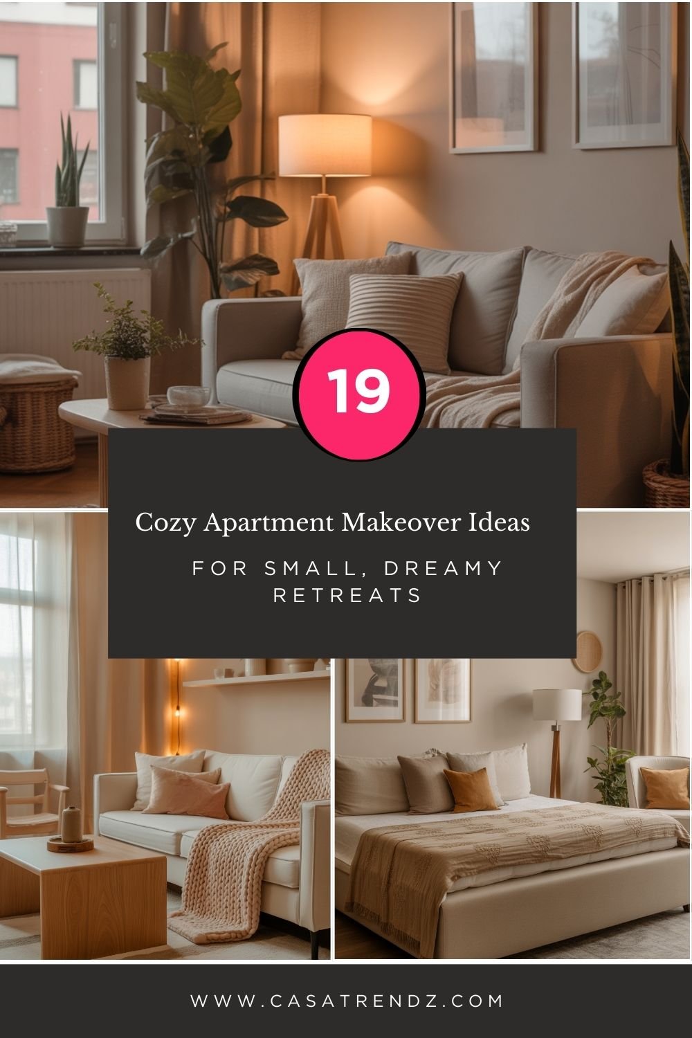 19 Cozy Apartment Makeover Ideas for Small, Dreamy Retreats