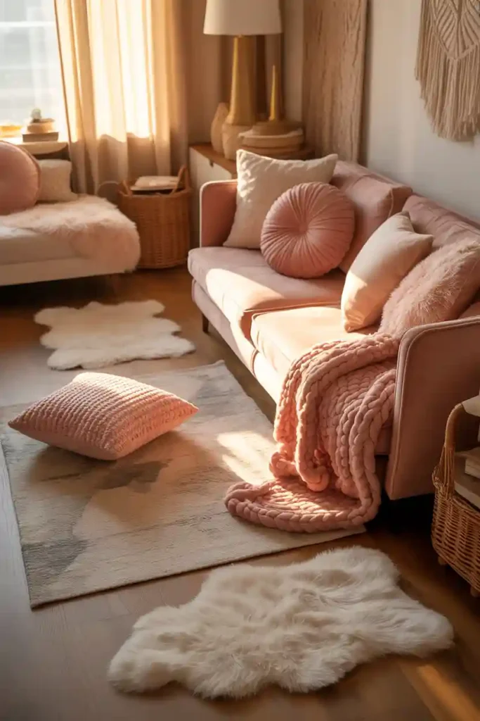 Cozy Layered Textiles for Warmth and Comfort