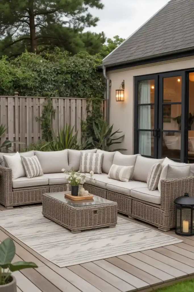 Cozy Outdoor Sectional Sofa