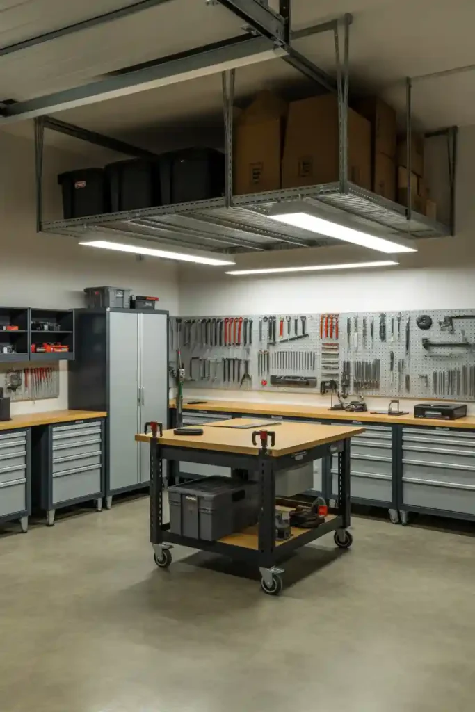 Garage Workshop with Zoning System